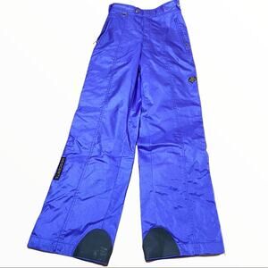 Descente ski pants entrant purple vintage ski pants size 32